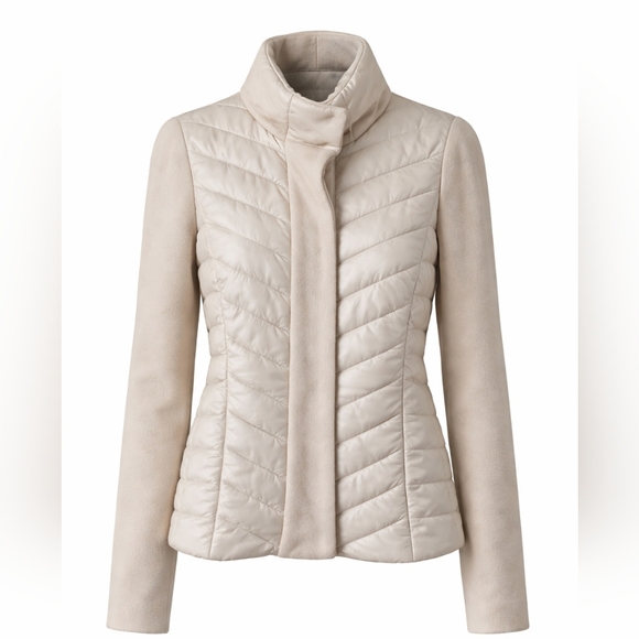 Calvin Klein Jackets & Blazers - Calvin Klein Women's Ivory Puffer Jacket